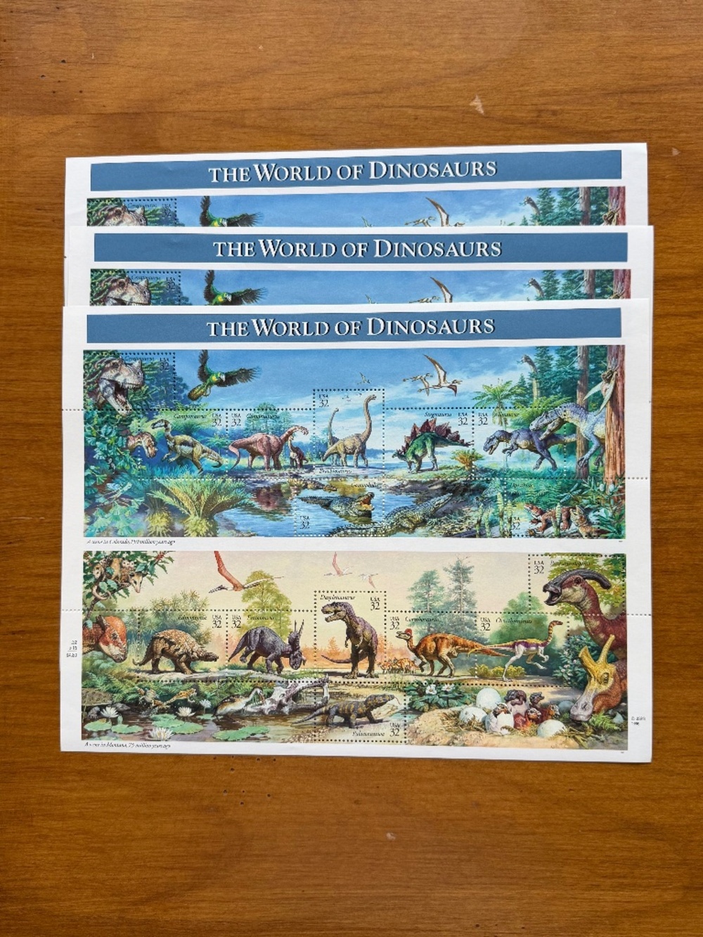 World of Dinosaurs Stamps